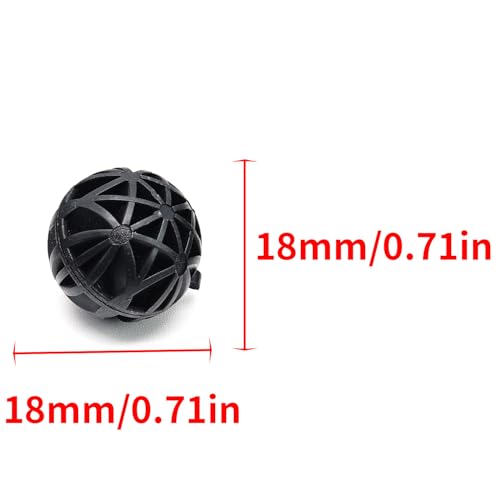 Image of Surf turtle Bio Balls Filter Media100 Pcs 0.71-Inch Aquarium Bio Balls Filter Media for Fish Tank, Aquarium, Pond Filter Media