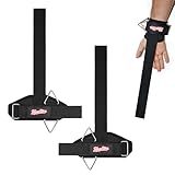 BlazeStars Weight Lifting Straps Women Men Fitness Straps with Wrist Support and Cable Attachment for Deadlifts Lateral Raises (Pair)