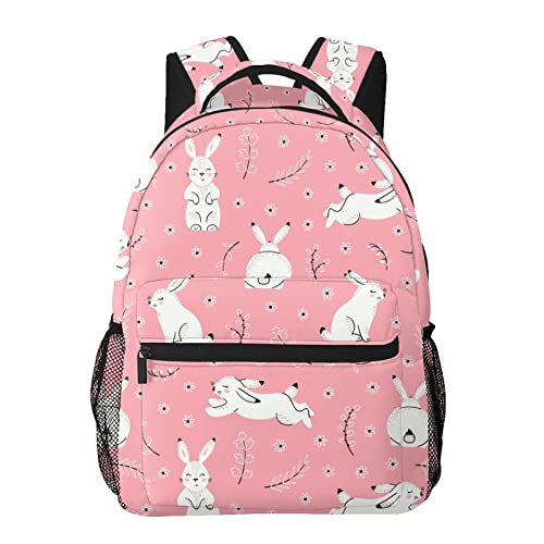 Mochila de viaje ligera con estampado de conejo ideal para escapadas de fin de semana 6