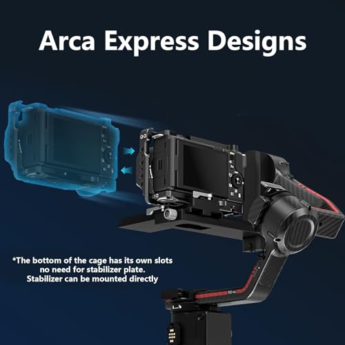 La jaula de metal para cámara ZV-E10 II ofrece un cambio rápido entre los modos de estabilizador de mano y trípodes, cambio rápido - imagen 4