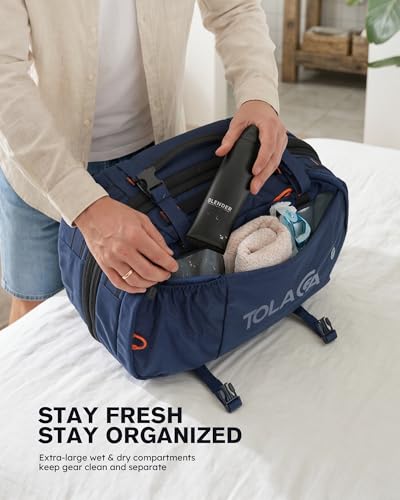 Tolaccea Travel Backpack 40-50L, 16" Laptop Carry On Duffle for Travel Work - image 3