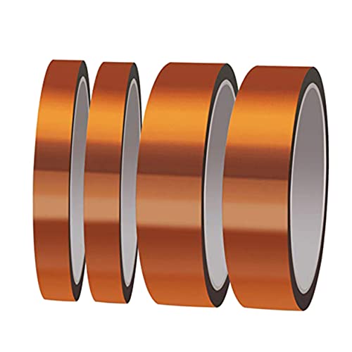 SOLUSTRE Thermal Conductive Adhesive Tape 4 Rolls of Heat Resistant Insulation Tape for Automotive Soldering and Electronics