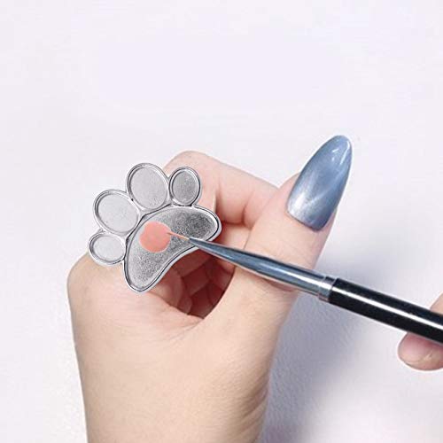 Reamhome 1Pc Anello Dito Nail Art Palette Liquido