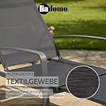Deckchair Atessa Aluminium Anthrazitgrau