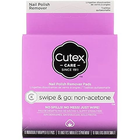 Cutex Care Nail Polish Remover Pads Cover