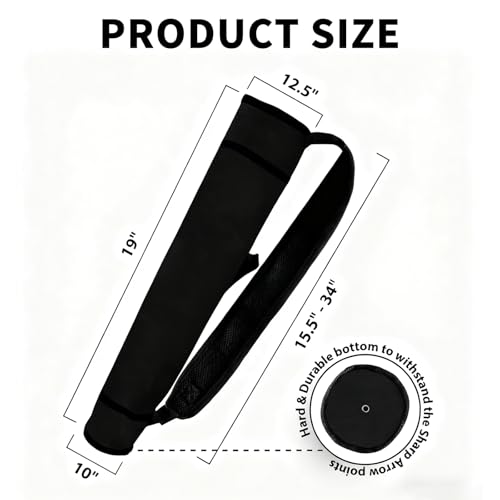 HZZON Köcher für Pfeile Bogenschießen Quiver Köcherhalter Pfeilköcher Rücken und Hüfte Quivers Pfeile Köcher Einstellbare Pfeil Rucksack Bogenköcher für Compound Recurve Bogen Praxis Ziel Jagd