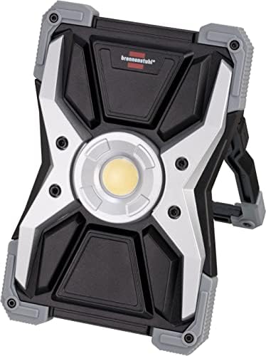 Brennenstuhl Lampa robocza LED RUFUS/Reflektor Roboczy LED do warsztatu (Reflektor Budowlany LED z funkcją powerbank, z kablem do ładowania, 3000lm, IP65)