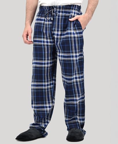 Andrew Scott Mens Drawstring Lounge Pants | Soft Woven Premium Cotton Blended PJ Bottoms |Multi Packs2