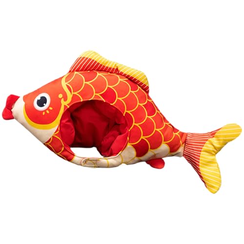 Chapeau poisson en peluche douce : l'idée cadeau insolite pour Pâques et anniversaires