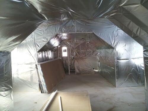 Solid Radiant Vapor Barrier Heat Shield Sauna Attic Foil 500qft 4ft x 125ft