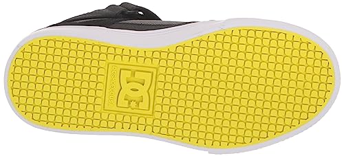 DC Boy's Pure High Top Ev Skate Shoes with Ankle Strap and Elastic Laces4