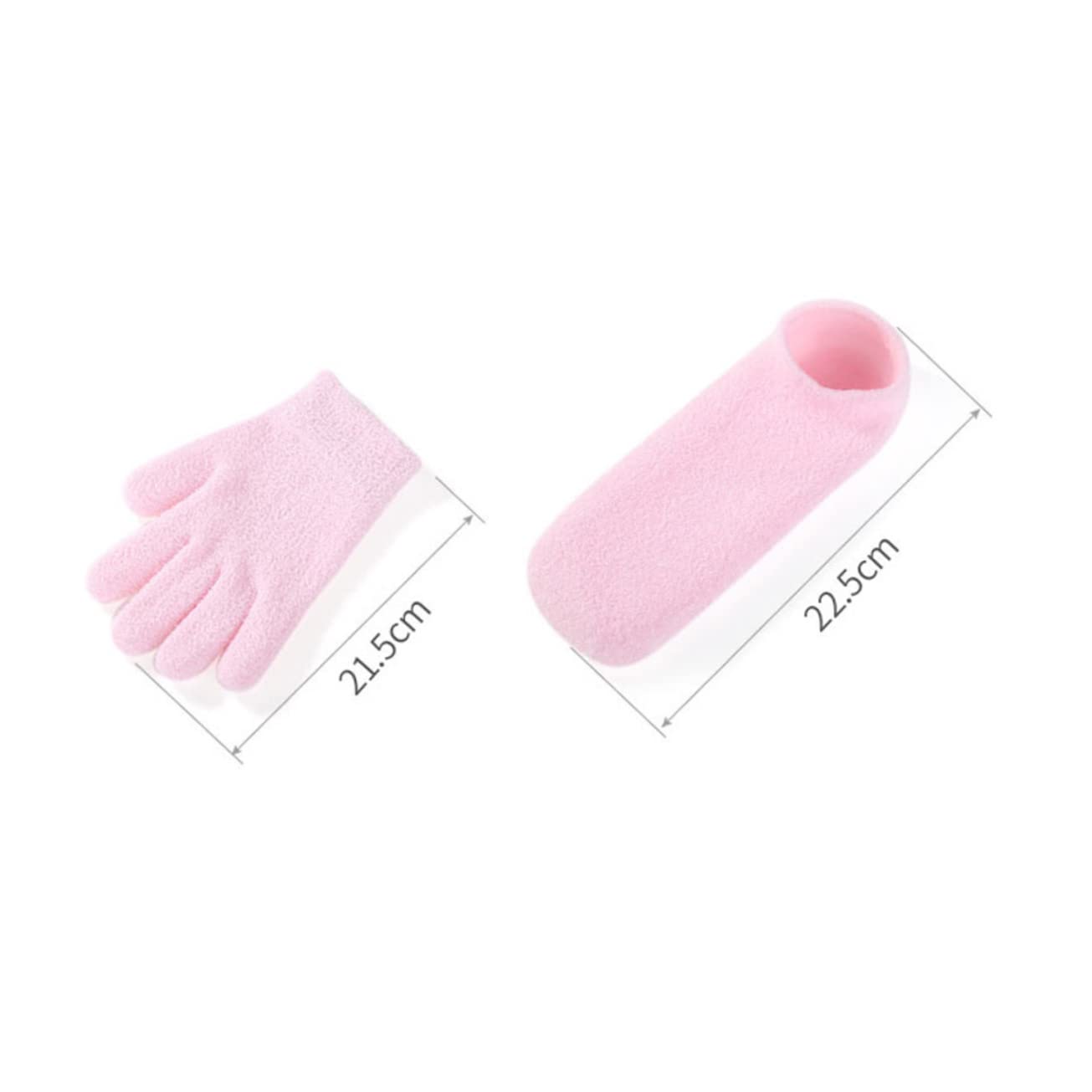 Mikinona Moisturizing Socks for Women Gel Moisturizing Socks Easy-on No-Rinse Foot Care of 1