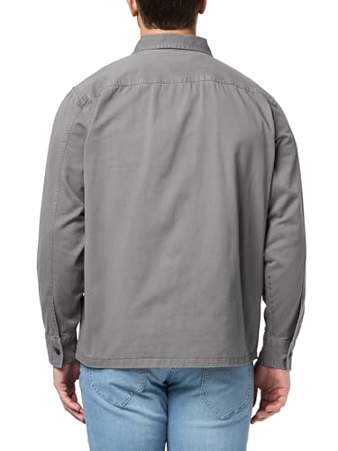 Image of BOSS Men's Twill Cargo Pocket Zip Up Overshirt