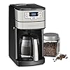 Cuisinart Automatic Grind and Brew 12-Cup Coffeemaker with 1-4 Cup Setting and Auto-Shutoff, Black/Silver (DGB-400C)