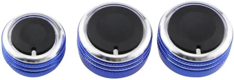 Air Condition Switch Knob AC Knob Compatible for VW Jetta MK5 Golf 5 for Tiguan for Touran Passta B6 B7(Upgraded Black)