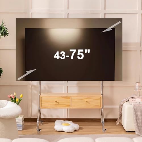 Soporte Móvil para TV con Ruedas para Pantallas 43-75" miniatura 2