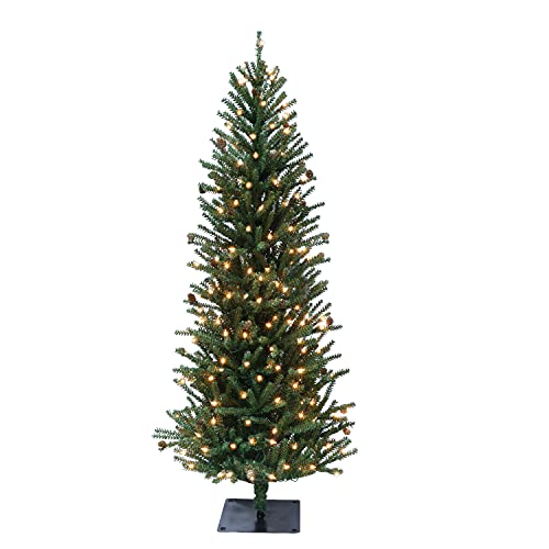 Puleo International 1835-ST60C3 Pre-Lit 6' Fir Artificial Christmas Tree cover