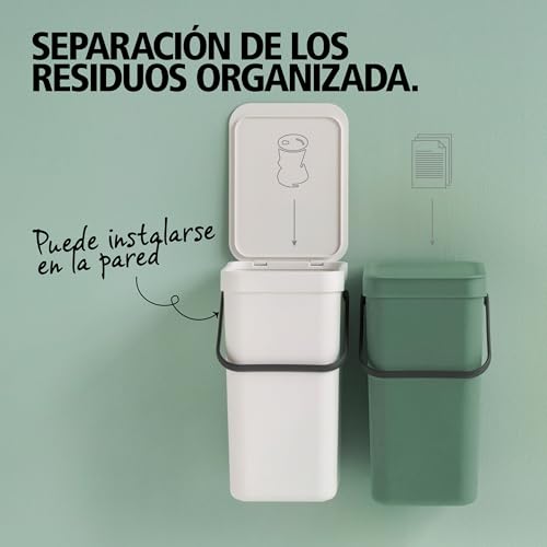 Cubo Brabantia con bolsa compostable oculta