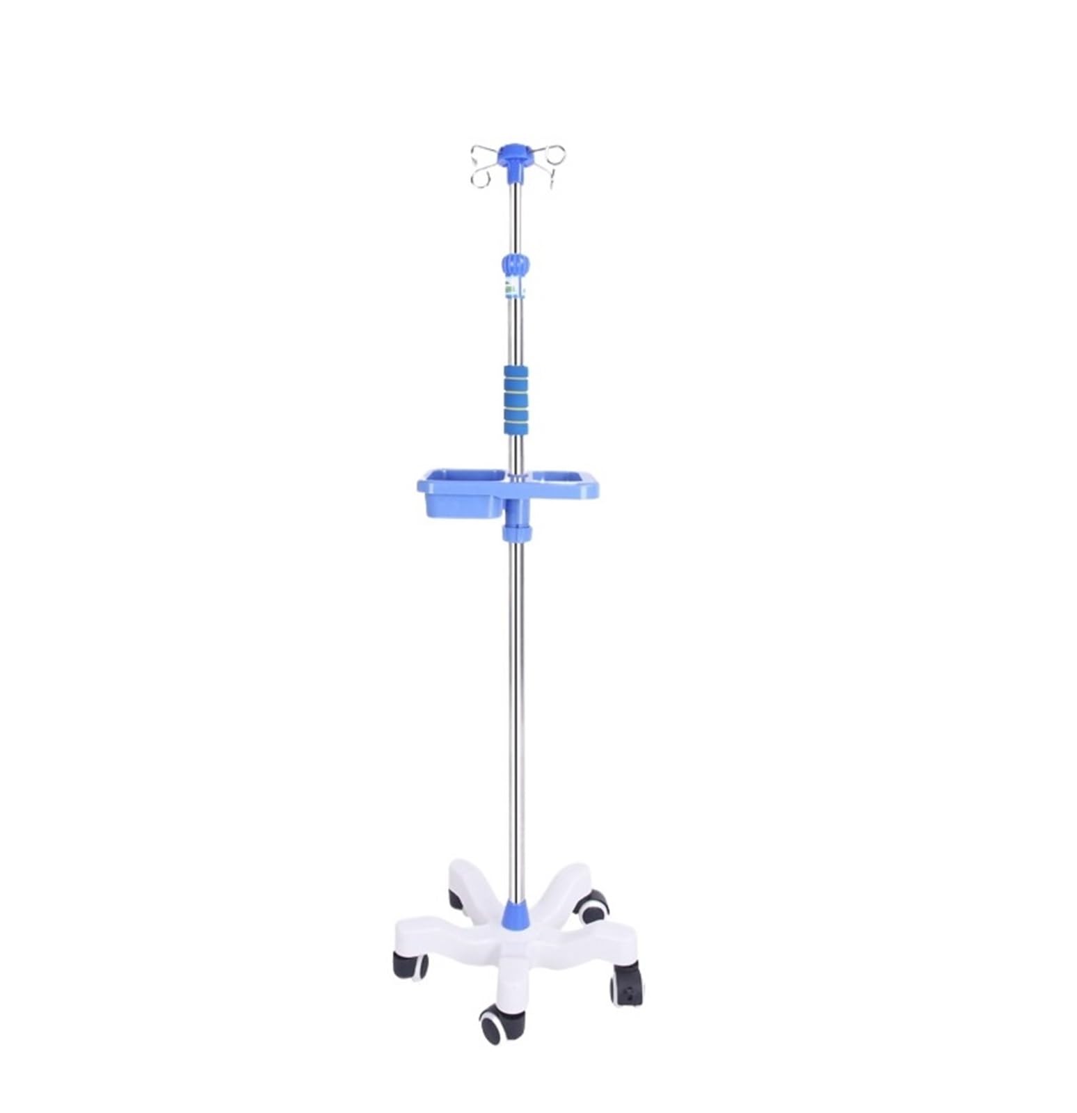 Support médical portatif roulant for poteau IV