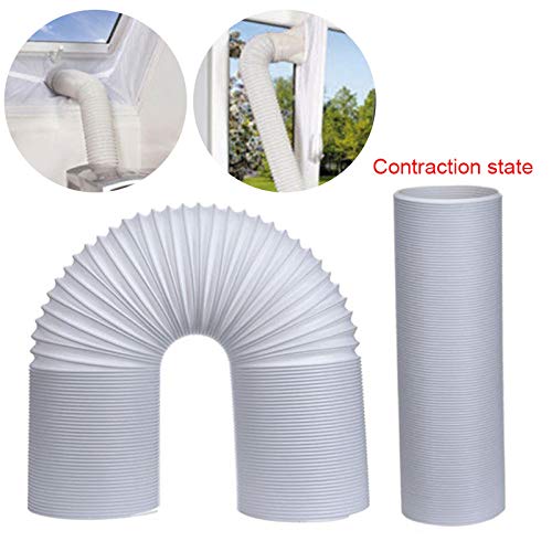 Buy 1.5M/2M Flexible Air Conditioner Exhaust Pipe Vent Hose Duct Outlet