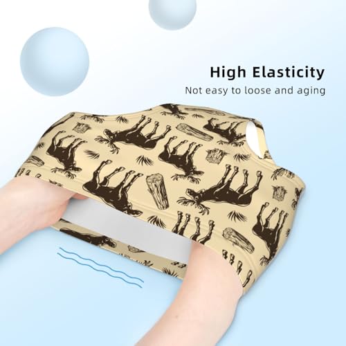 Vintage Moose And Wood Logs Girls' Underwear Soft Cotton Little Girls Panties Comfort Briefs4