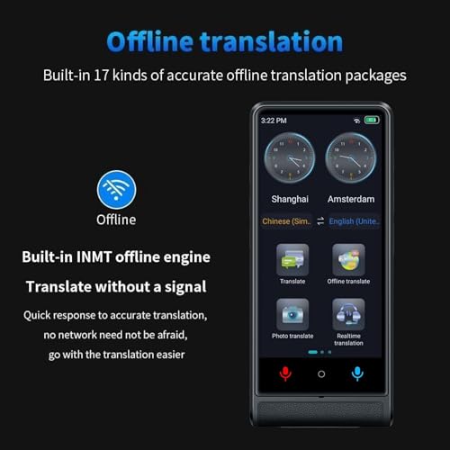 Miniatura 2 de California, Traductor De Idiomas Instantáneo De Voz 2026, Traductor Simultáneo Sin Wifi, Pantalla Táctil 4 Pulgadas, Aleación De Aluminio, 142 Docking - Adaptador Usb C 8 En 1 Negro