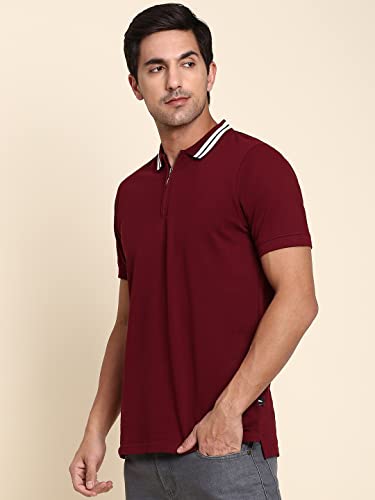 Image of Dennis Lingo Men's Cotton Slim Fit Polo T-Shirt