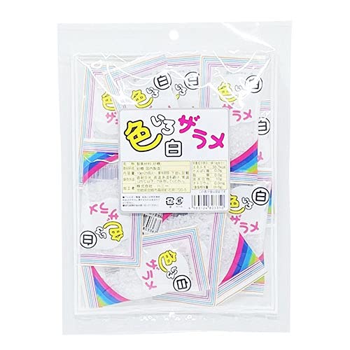 色付きわたあめが作れる！　色いろザラメ（10g×25個入） (白)