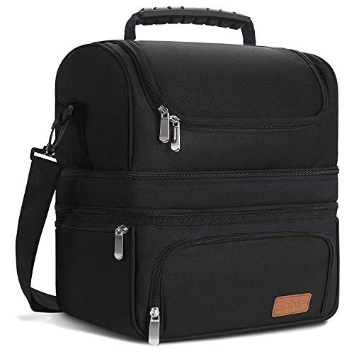 Sable Insulated Lunch Box, 22L Big Capacity Reusable Waterproof Cooler Tote Bag