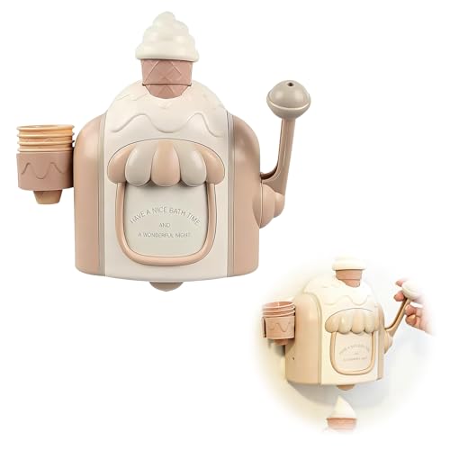 Ice Cream Bath Toys Bath Ice Cream Foam Maker Baths Bubble Ic Creamm Machine Creams Themed Baths Toys Sensory Play Ices Creams Bathing Toy Bathtub Shower Play Water Toy Bathroom Shower Room (A)