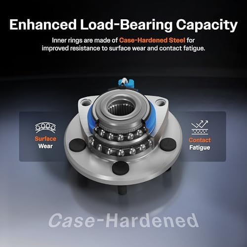 Kugel Front Wheel Bearing Hub Assembly 70-513262 Replacement For Volkswagen Golf SportWagen Rabbit City Alltrack GTI e-Golf R32 — view 6
