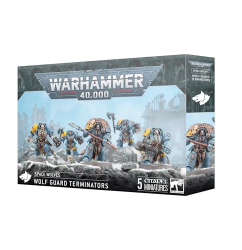 Warhammer 40,000 Space Wolves: Wolf Guard Terminators miniatura 2