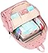 Bluboon School Backpack Teens Girls Boys Kids School Bags Bookbag with Lunch bag pencil pouch