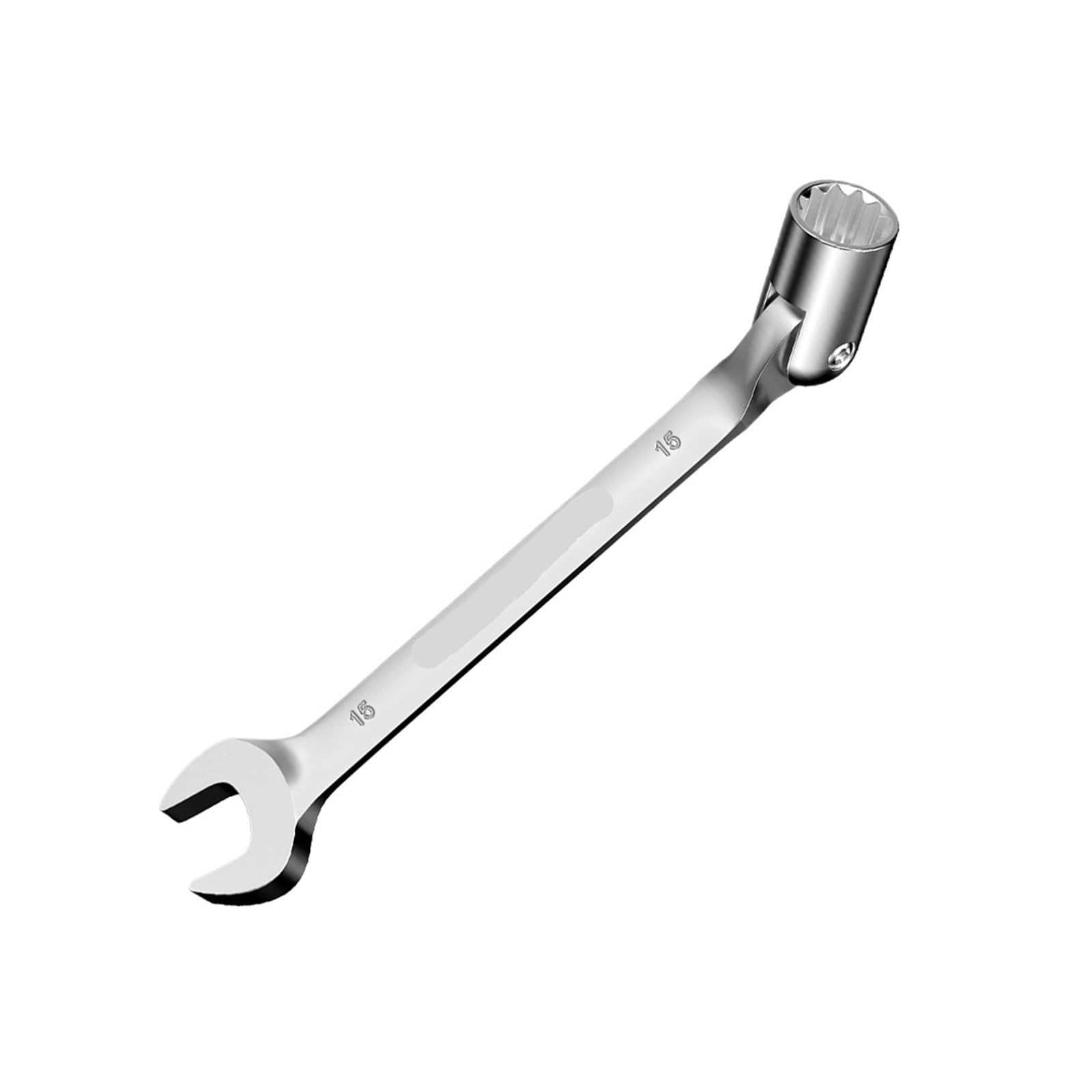 Gsfhjrq 1Pcs-15Mm 8Mm-19Mm Swivel Head Socket Spanner Combination Wrench Car Repairing Tool(1Pcs-15Mm)