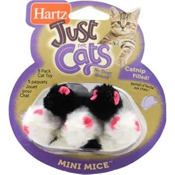 5 Pack At Play Mini Mice Cat Toy (5 Pack)