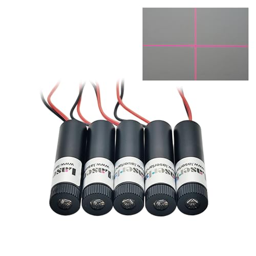 5pcs Red Light Cross Locator Generator Module for Fabric Cloth Alignment 12mm