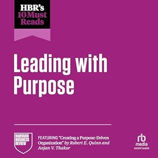 HBR's 10 Must Reads on Leading with Purpose cover art