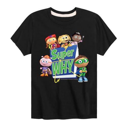 HYBRID APPAREL Super Why - Whyatt and Friends - Toddler and Youth Short Sleeve Tee