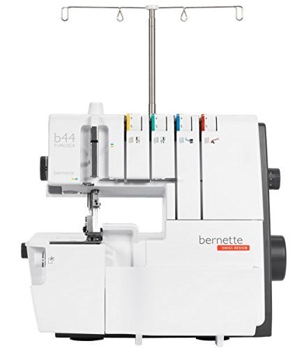 Bernette 44 Funlock | Die preiswerte Overlock-Maschine für Einsteiger inklusive 15 Stichen