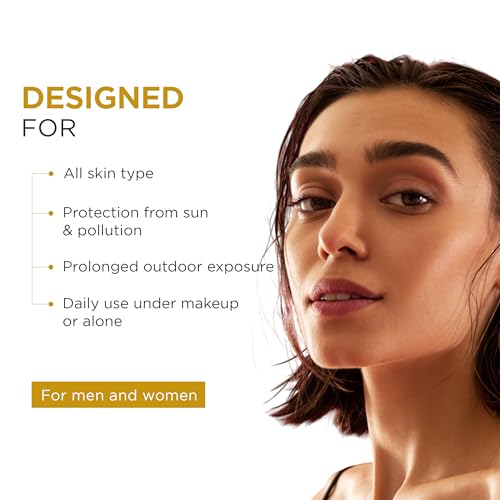 Image of Oshea Herbals Vitamin C & Kakadu Plum Invisible Sunscreen SPF 50 PA+++ for Women & Men | Lightweight & Hydrating with No White Cast | Prevents Tanning & Brightens Skin | Enriched wth Shea Butter 50ml
