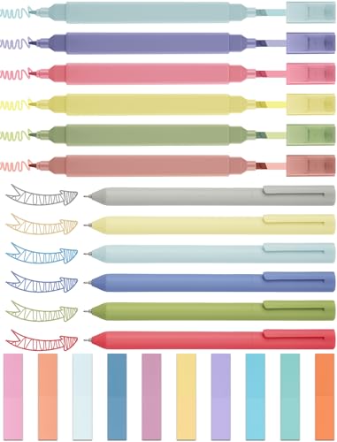 Kit de prise de notes bibliques NiArt avec surligneurs stylos gel et notes