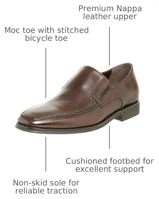 Bruno Magli Men's Raging Loafers, Leather Slip-On Dress Shoes