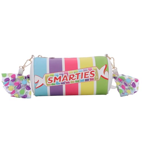 Oweisong Candy Purse for Women Novelty Unique Handbag Cute Fun Shape Rainbow Shoulder Crossbody Bag Smart