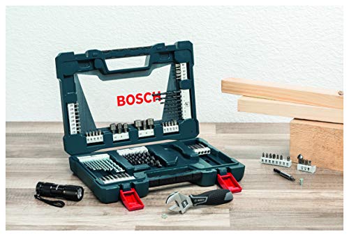 Bosch Kit De Pontas E Brocas Em Titânio V-Line Com 83 Peças