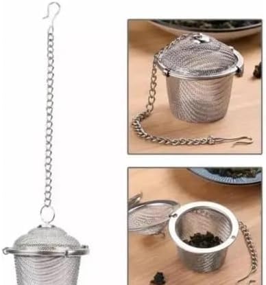 Kitchen Tools for Home,1 Set Tea Strainer Food Grade Rust-Proof Stainless Steel Hanging On Cup Style Loose Tea Leaf Infuser for Home Tea Infuser 1 PCS