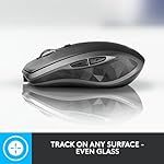 Logitech MX Anywhere 2S Bluetooth Edition Wireless Mouse - Use On Any Surface, Hyper-Fast Scrolling, Rechargeable, Control Up to 3 Apple Mac and Windows Computers and Laptops - Image 3