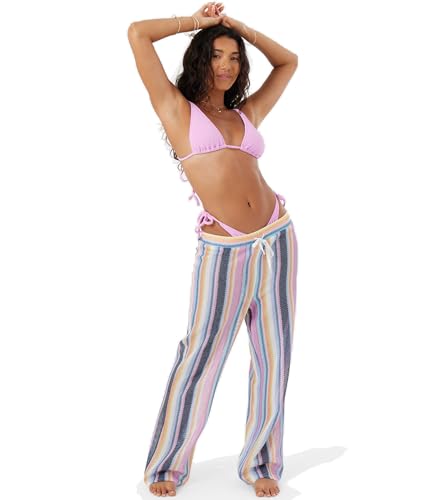 Roxy Women's Beach Casual Drawstring Elastic Waist, Travel, Everyday Wear, Summer Pant2