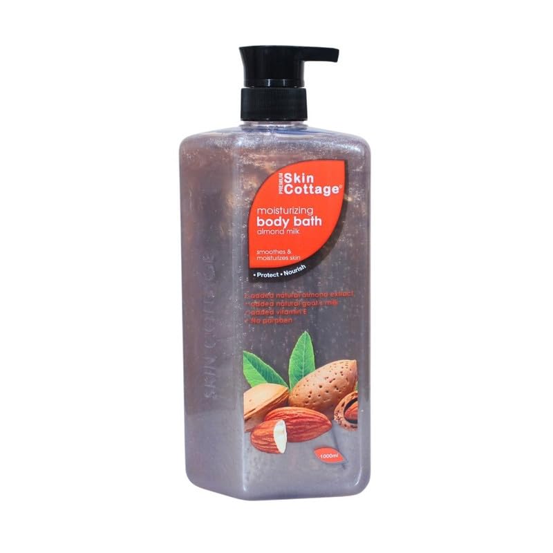 Skin Cottage Moist Body Bath 1000 ml – Almond Milk – Jumbo almond milk body bath, gently cleanses and hydrates skin, leaving it soft, smooth, and nourished for all-day freshness.-picture-26