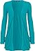 Produktbild WearAll Neu Damen Shirtjacke (Langarm) Cardigan , Türkis , Gr. 48/50 (Herstellergröße: 20/22)