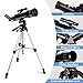 Telescopio Astronómico Portátil, Zoom HD 400/70mm, Ajustable Trípode, Fácil de Montar, Potente...